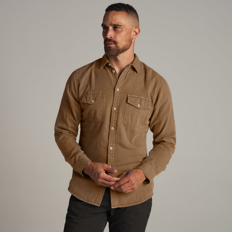 Rowan Men's Leeds Double Layer Cotton Gauze Shirt - Seasonal