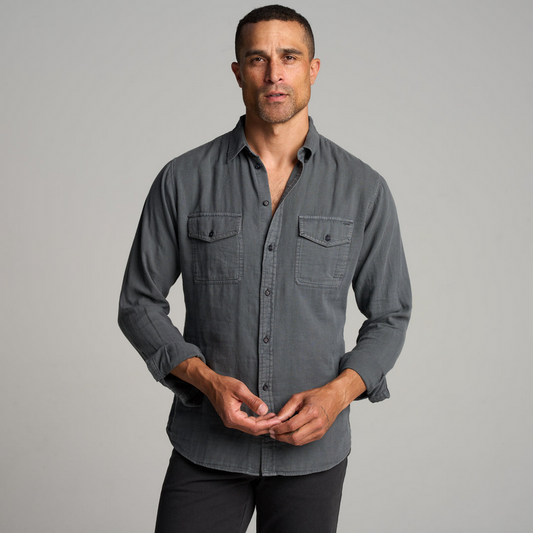 Rowan Men's Leeds Double Layer Cotton Gauze Shirt - Seasonal