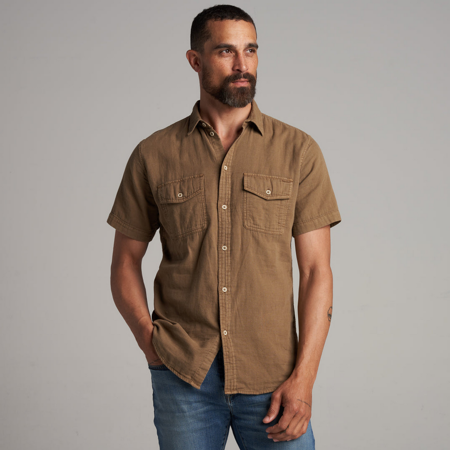 Rowan Men's Leeds Cotton Gauze Short Sleeve Shirt
