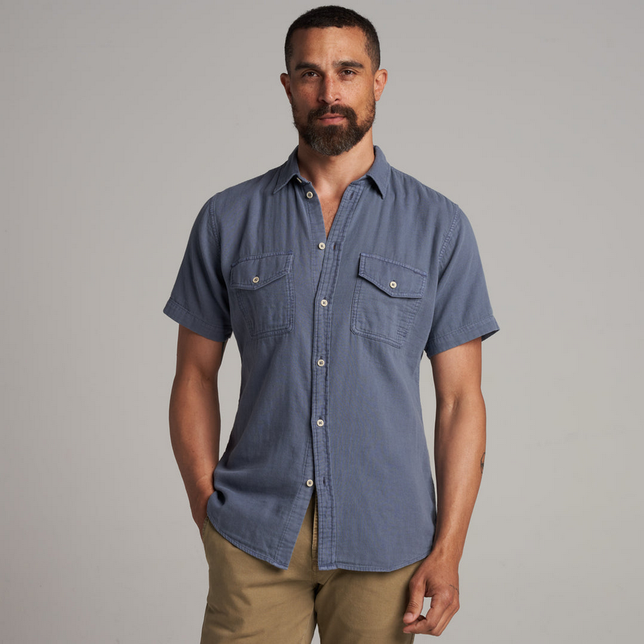 Rowan Men's Leeds Cotton Gauze Short Sleeve Shirt
