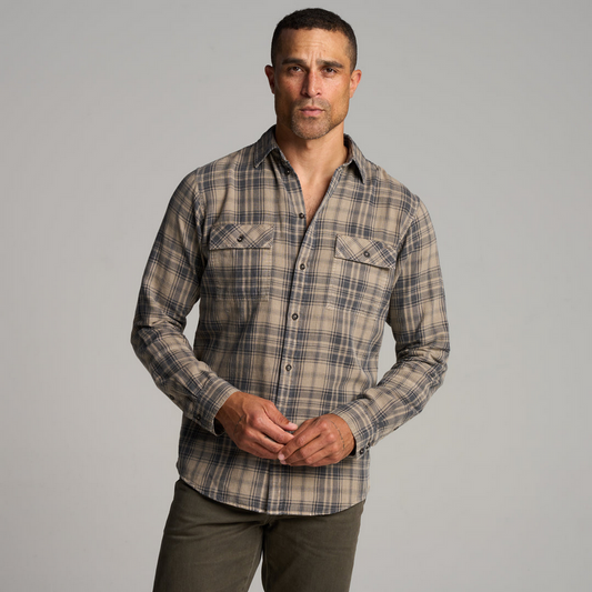 Rowan Men's Redding Long Sleeve Plaid Shirt