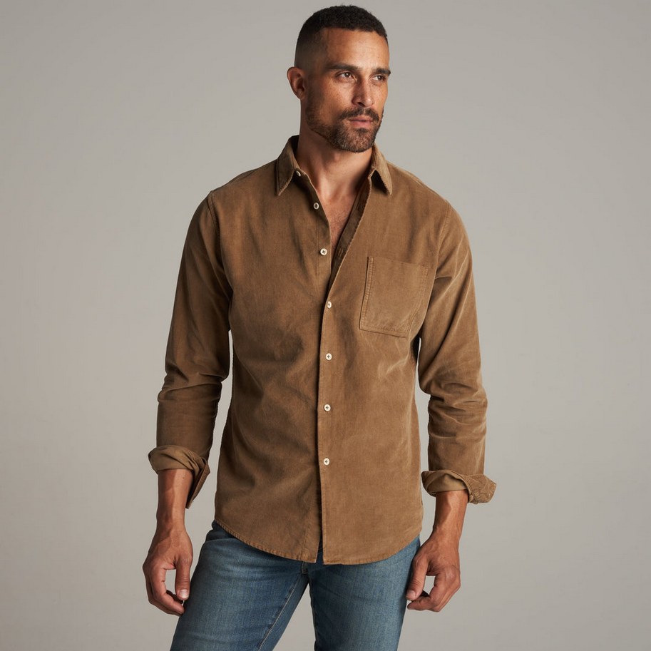 Rowan Men's Nobel Fine Wale Cord Shirt