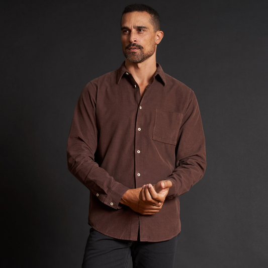 Rowan Men's Nobel Fine Wale Cord Shirt