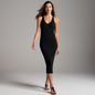 Rowan Women's Duluth V Neck Rib Tank Dress