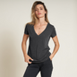 Rowan Women's Tyler Deep V Neck Slub Tee - Core