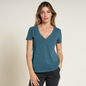Rowan Women's Tyler Deep V Neck Slub Tee - Seasonal