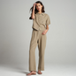 Rowan Women's Sloane Short Sleeve Linen Blouse
