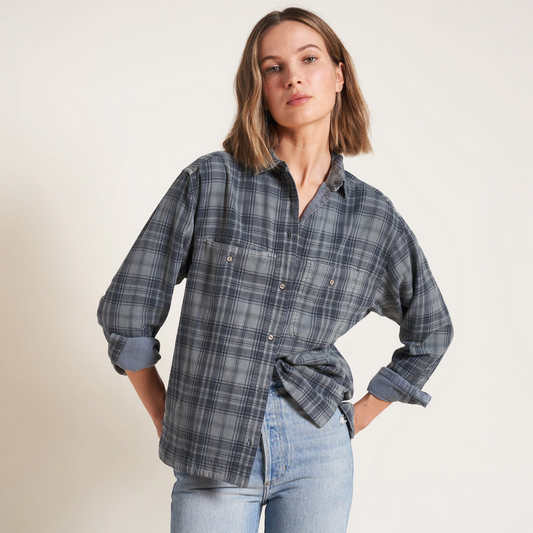 Rowan Women's Dallas Oversized Plaid Shirt