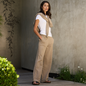 Rowan Women's Jenny Wide-Leg Terry Sweatpant
