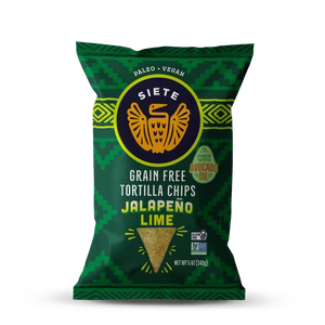 Siete Foods Grain Free Jalapeño Lime Tortilla Chips