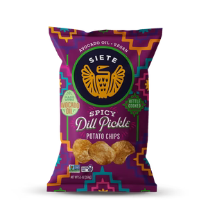 Siete Foods Kettle Cooked Spicy Dill Pickle Potato Chips