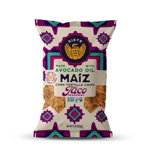 Siete Foods Maíz Taco Seasoning Corn Tortilla Chips