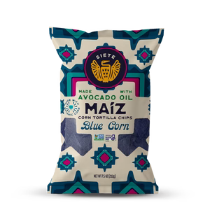 Siete Foods Maíz Blue Corn Tortilla Chips