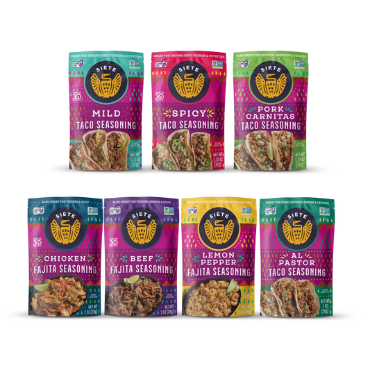Siete Foods Seasoning Sampler Siete Pack