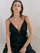 The Handloom Sofia Ties Maxi Dress