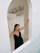 The Handloom Sofia Ties Maxi Dress