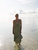 The Handloom Sofia Ties Maxi Dress