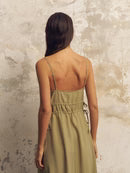 The Handloom Sofia Ties Maxi Dress