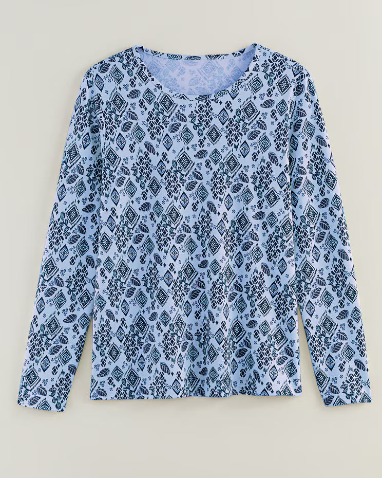 BLAIR Women's Tops Essential Knit Long Sleeve Tee 3 (Misses) - x5