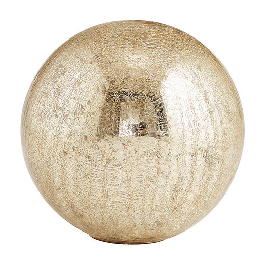 Ballard Designs Metallic Glass Orb - Gold