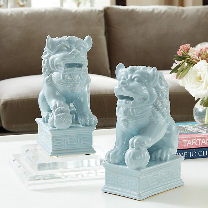 Ballard Designs Foo Dogs - Set of 2 - Spa