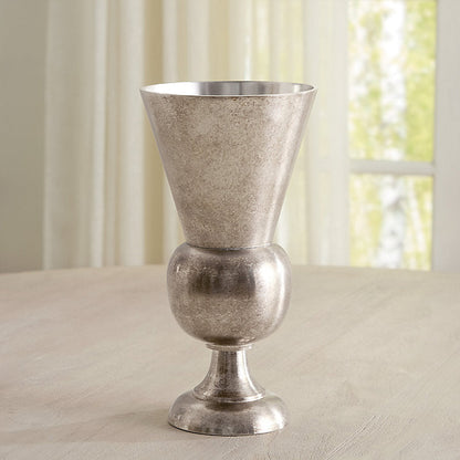 Ballard Designs Antiqued Pedestal Vase