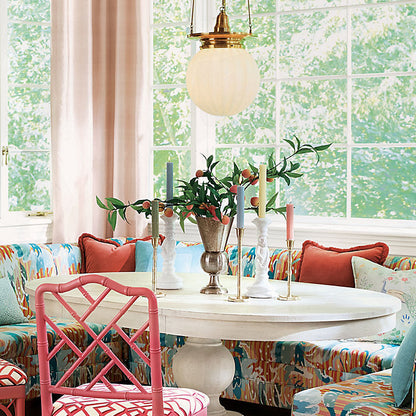 Ballard Designs Antiqued Pedestal Vase