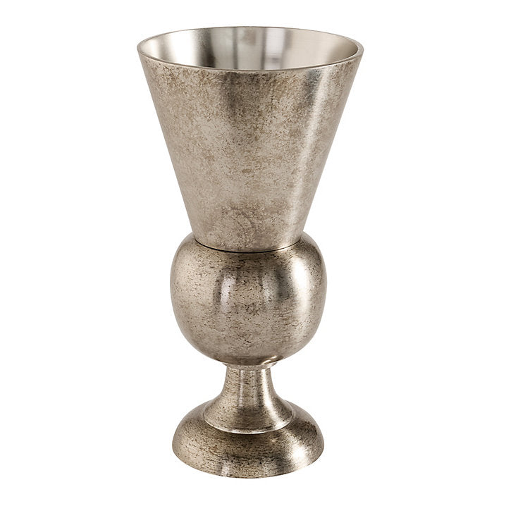Ballard Designs Antiqued Pedestal Vase