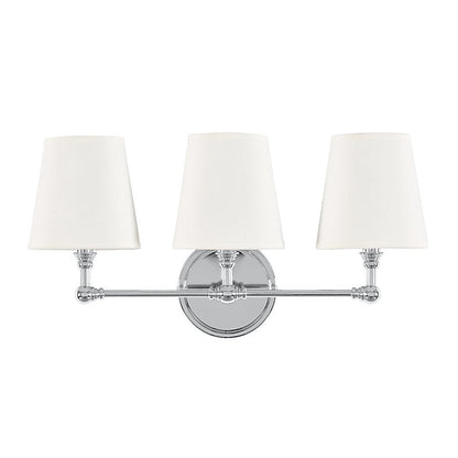 Ballard Designs Amelie Sconce - Polished Nickel 3 Light