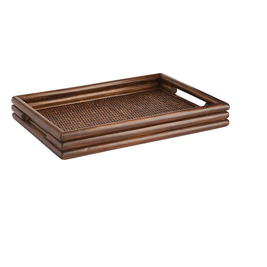 Ballard Designs Bamboo Edge Decorative Tray
