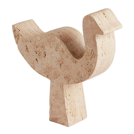Ballard Designs Travertine Animal Sculptures - Duck