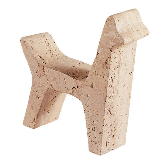 Ballard Designs Travertine Animal Sculptures - Horse