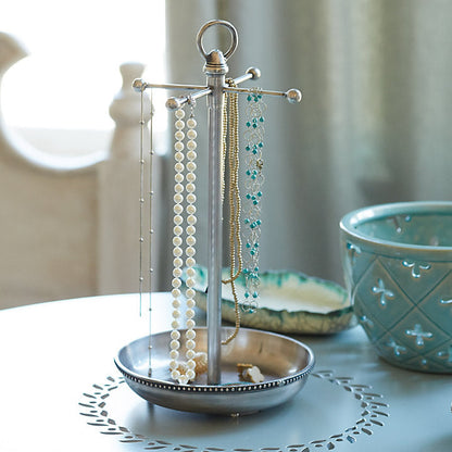 Ballard Designs Sophia Jewelry Dish & Necklace Stand - Jewelry Dish