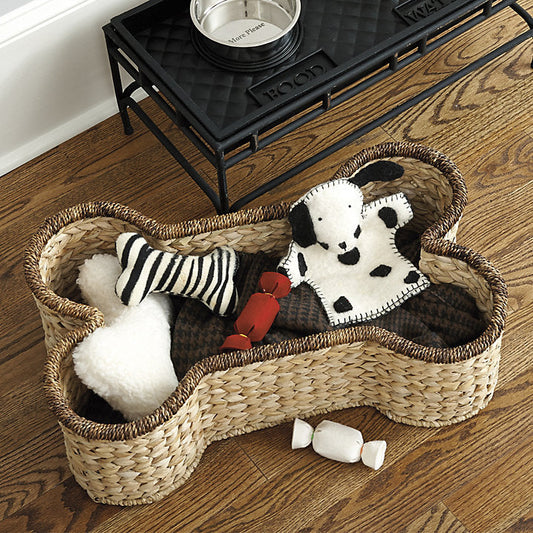 Ballard Designs Spot Dog Bone Basket