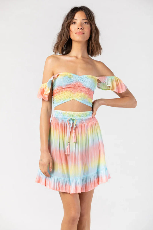 Tiare Hawaii Lily Rose Skirt - Rainbow Dreams