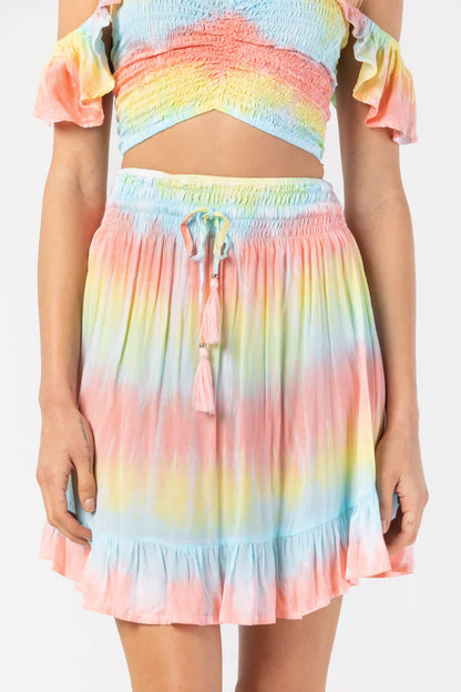 Tiare Hawaii Lily Rose Skirt - Rainbow Dreams