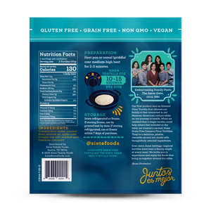 Siete Foods Grain Free Cassava Flour Tortillas