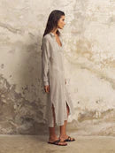 The Handloom Voyage Shirt Dress