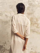 The Handloom Voyage Shirt Dress