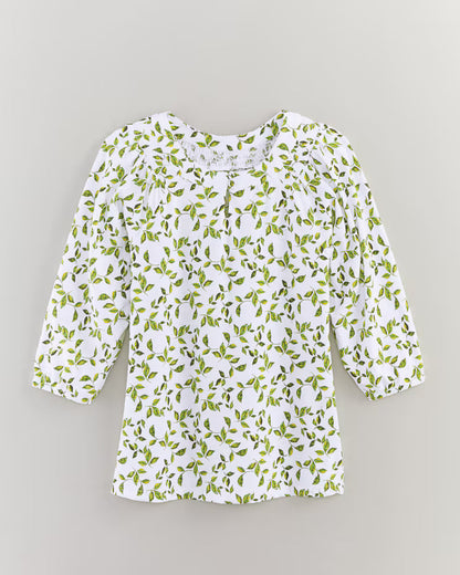 BLAIR Women’s Top Slub Knit Keyhole Peasant Top (Misses) - x3