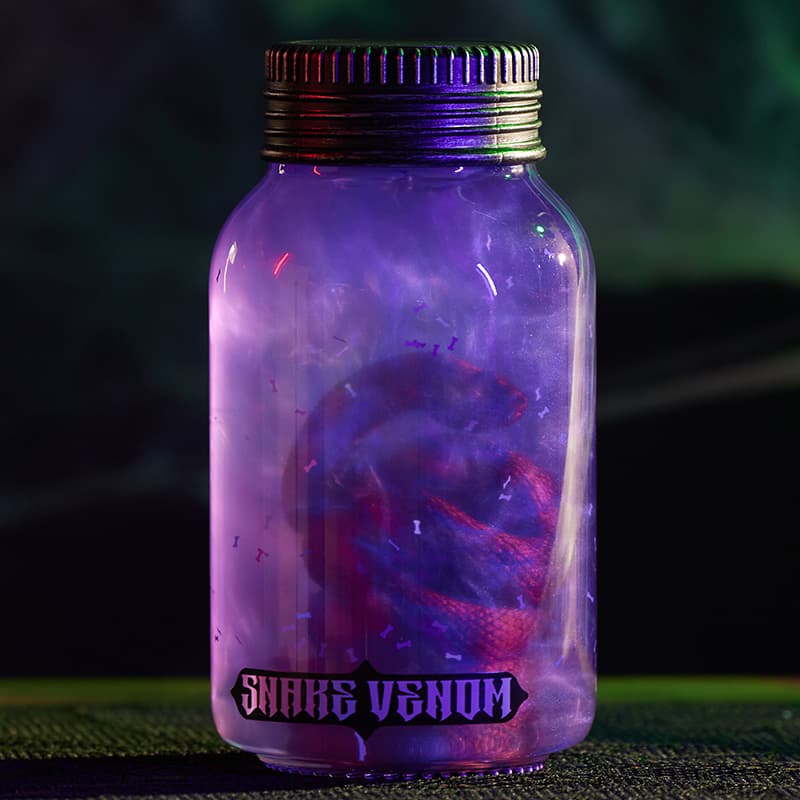 Cracker Barrel Snake Jar Glitter Globe