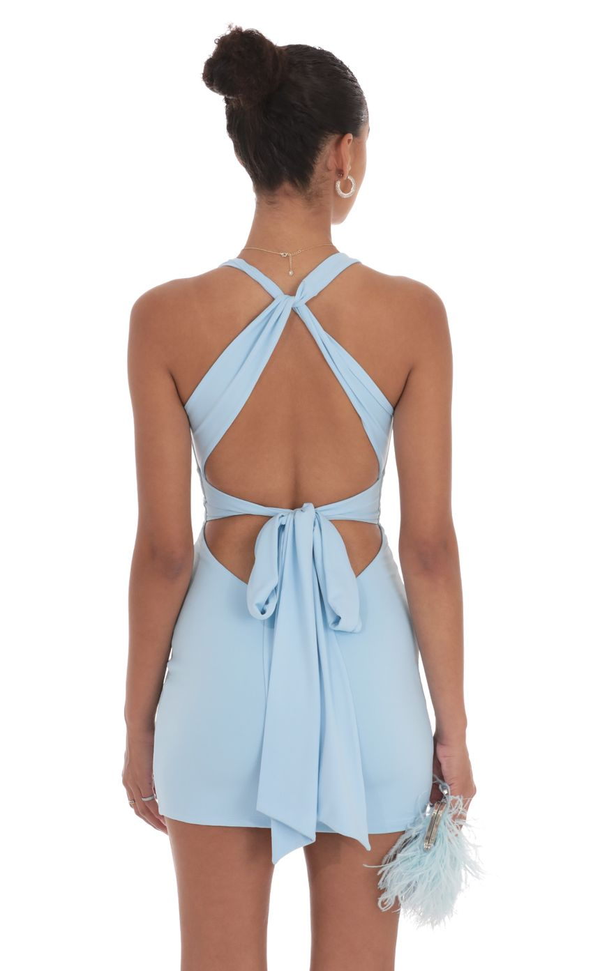 Lucy in the Sky Twist Open Back Dress