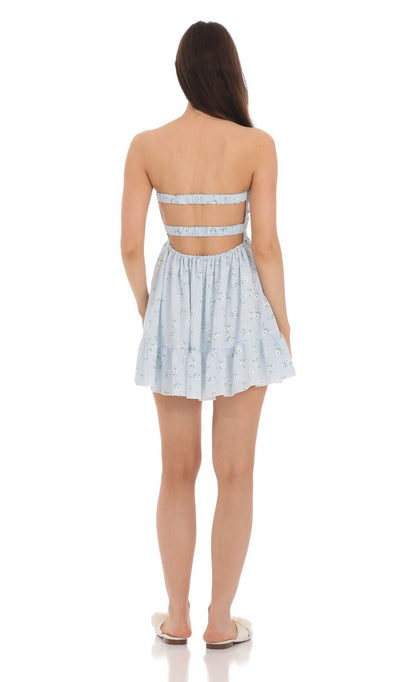 Lucy in the Sky Strapless Babydoll Dress
