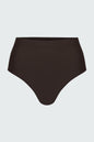 Watskin Sunwear Aria High Waist Bikini Brief in Mocha