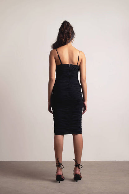 Tobi Your Lover Ruched Bodycon Midi Dress x2