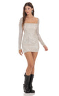 Lucy in the Sky Sequin Long Sleeve Bodycon Dress