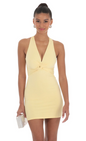 Lucy in the Sky Twist Open Back Dress