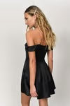 Tobi Daydream Off The Shoulder Skater Mini Dress x2