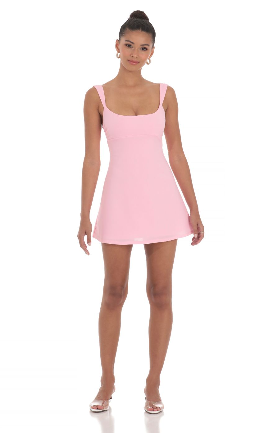 Lucy in the Sky Wide Strap Flare Dress