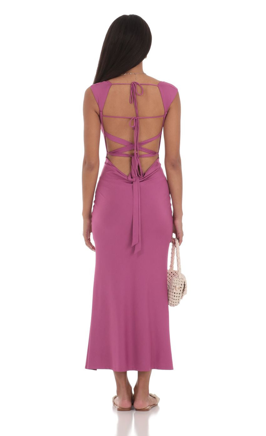 Lucy in the Sky Strappy Cowl Neck Maxi Dress